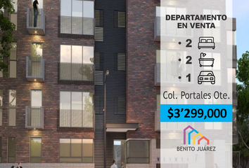 Departamento en  Portales Oriente, Benito Juárez, Cdmx