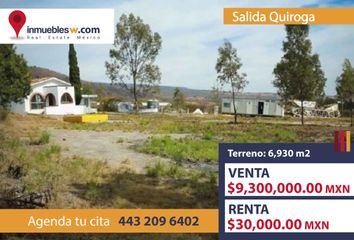 Lote de Terreno en  Avenida Francisco I. Madero Poniente, Tzindurio De Morelos, Morelia, Michoacán De Ocampo, 58337, Mex