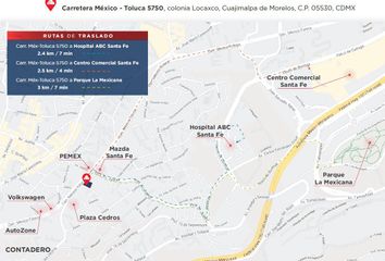 Lote de Terreno en  Prolongación Zarco, Sta Fe, Abdías García Soto, Cuajimalpa De Morelos, Ciudad De México, 05530, Mex