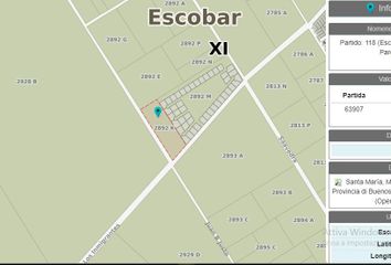 Terrenos en  Matheu, Partido De Escobar