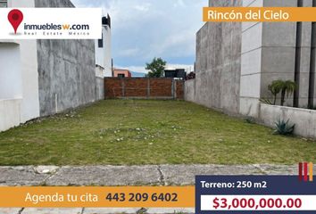 Lote de Terreno en  Valle Real, Tarímbaro