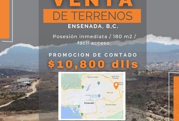 Lote de Terreno en  Flores Magón, Ampliación Manuel Márquez De León, Ensenada, Baja California, 22859, Mex