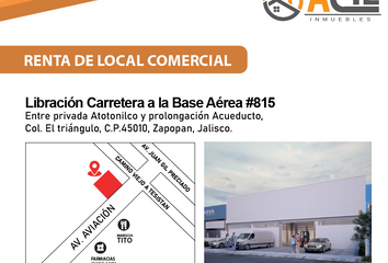 Local comercial en  Lib. Carr. A La Base Aérea 815, Valle Real, Nuevo México, Jalisco, México