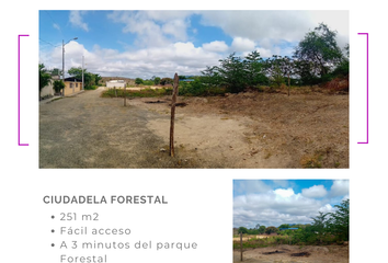 Terreno Comercial en  Ciudadela Forestal, Portoviejo, Ecuador