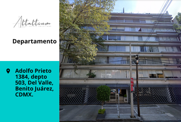 Departamento en  Adolfo Prieto 1384, Col. Del Valle, Ciudad De México, Cdmx, México