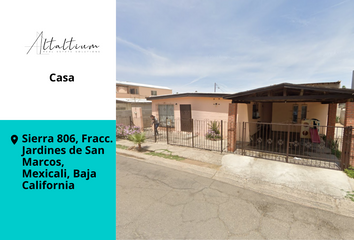 Casa en fraccionamiento en  De La Sierra 806, San Marcos, Mexicali, Baja California, México