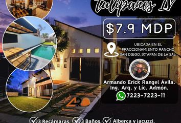 Casa en fraccionamiento en  Fraccionamiento Rancho San Diego, Tonatico - Taxco, Ixtapan De La Sal, Estado De México, México