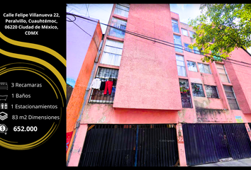 Departamento en  Calle Felipe Villanueva 22, Peralvillo, 06220 Ciudad De México, Cdmx, México