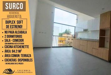 Departamento en  Urb Higuereta, Santiago De Surco, Perú