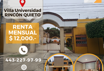 Casa en fraccionamiento en  Rincón Quieto, Morelia, Michoacán, México