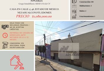 Casa en  Calle 17 48, Mz 016, Estado De Mexico, Nezahualcóyotl, Edomex, México