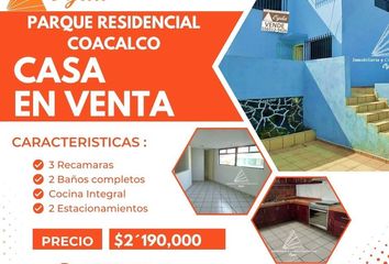 Casa en fraccionamiento en  Parque Residencial Coacalco, Coacalco De Berriozábal