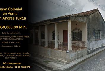 Casa en  Manuel Gorostiza 5, Centro, San Andrés Tuxtla, Veracruz, México