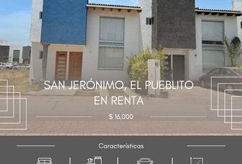 Casa en condominio en  Fraccionamiento San Jerónimo, San Jerónimo, El Pueblito, Querétaro, México