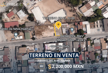 Lote de Terreno en  Santiago Álvarez 12, Viviendapopular, 22637 Tijuana, B.c., México