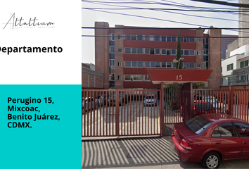 Departamento en  Perugino 15, Extremadura Insurgentes, Ciudad De México, Cdmx, México