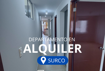 Departamento en  Santiago De Surco, Lima