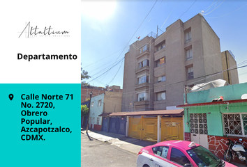 Departamento en  Calle Norte 71 No. 2720, Obrero Popular, Azcapotzalco, Cdmx, México