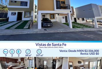 Casa en  Vistas De Santa Fe, Boulevard Francisco Zarco, Costa Dorada, Verona Residencial, Tijuana, Baja California, México