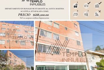 Departamento en  Rosalio Bustamante 181, Zona Urbana Ejidal Santa Martha Acatitla Sur, Ciudad De México, Cdmx, México