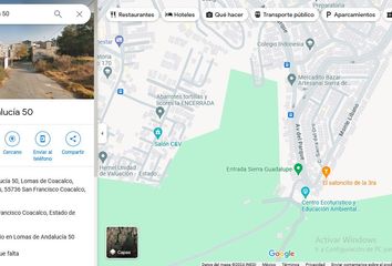 Lote de Terreno en  Lomas De Andalucía 50, Lomas De Coacalco, Seccion Bosques, San Francisco Coacalco, Estado De México, México