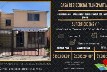 Casa en  C. Chihuahua, Hab Jacarandas, 54050 Tlalnepantla, Méx., México