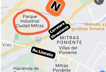 Lote de Terreno en  García, Parque Industrial Ciudad Mitras, Nuevo León, México