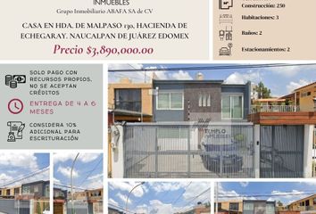 Casa en  Hda. De Malpaso 130, Mz 036, Hacienda De Echegaray, Naucalpan De Juárez, Edomex, México