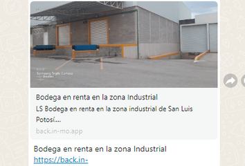 Nave en  Zona Industrial, San Luis Potosí