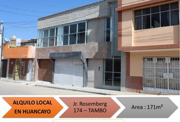 Local comercial en  Jr. Rosemberg 174, Huancayo, Perú