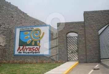 Terreno en  Mirasol De Huampani, Mirasol De Huampani, Lurigancho-chosica, Perú