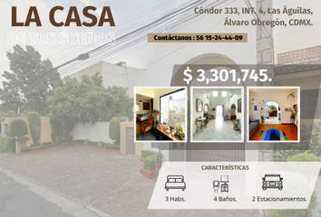 Casa en condominio en  Condor 333, Águilas, Ciudad De México, Cdmx, México