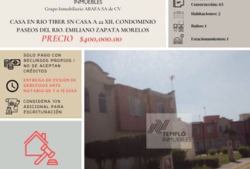 Casa en  Paseos Del Rio, Benito Juárez, Emiliano Zapata, Morelos, México