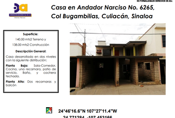 Casa en  Narciso No.6265, Bugambilias, Culiacán, Sinaloa, México