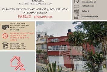 Casa en  Avenida Océano Atlántico 35, Mz 017, Lomas Lindas Ii Sección, Lomas Lindas, Atizapán, Edomex, México