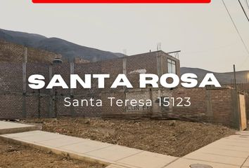 Terreno en  Santa Teresa, Santa Rosa, Perú