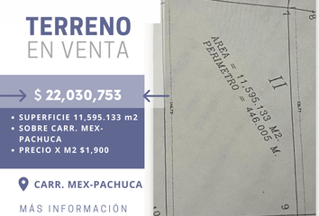 Lote de Terreno en  Zapotlán De Juárez, Hidalgo