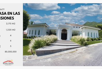 Casa en  Las Misiones Club Campestre, Antiguo Camino A Villa De Santiago, El Cerrito, Santiago, Nuevo León, México