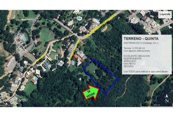 Lote de Terreno en  Privada Aquilina Saldívar, Poblado La Lomita, El Terrero, Santiago, Nuevo León, 67322, Mex