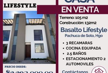 Casa en  Basalto Lifestyle, Pachuca De Soto, Estado De Hidalgo, México