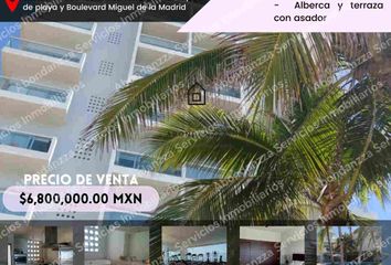 Departamento en  Boulevard Miguel De La Madrid, Playa Azul Salagua, Manzanillo, Colima, México