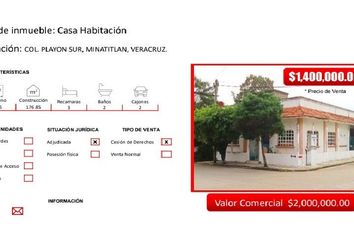 Casa en  Palmar, Minatitlán, Minatitlán, Veracruz