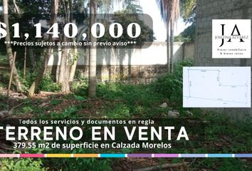 Lote de Terreno en  Calzada Morelos, La Trinidad Chica, Córdoba, Veracruz, México