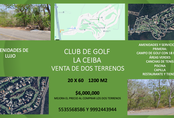 Lote de Terreno en  La Ceiba, Yucatán, México