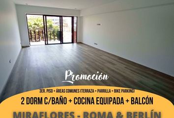 Departamento en  Calle Roma, Miraflores, Perú