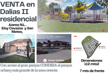 Lote de Terreno en  Caseta Dalias Residencial - Valle Condesa - Terra Park, Nuevo León, México