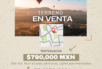 Lote de Terreno en  55843, Teotihuacán De Arista, México, Mex