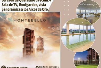 Departamento en  Montebello Towers, Senda Del Carruaje, Milenio Iii, Santiago De Querétaro, Querétaro, México