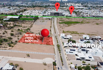 Lote de Terreno en  Concordia Residencial, Bulevar Luis Donaldo Colosio, Hermosillo, Sonora, México