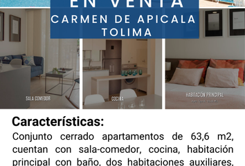 Apartamento en  Conjunto Arenitas Riviera, Calle 1, Carmen De Apicalá, Tolima, Colombia